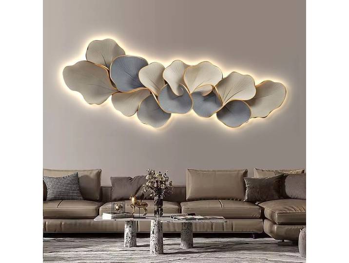 Lumière LED à détection avancée, Nouvelle applique murale chinoise, Peinture murale moderne de luxe pour salon, fond de canapé, chambre à coucher