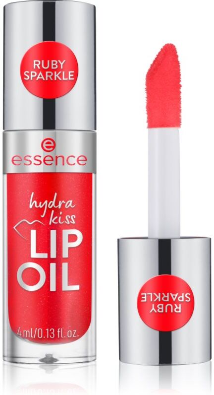 essence Hydra Kiss moisturising oil for lips shade 12 Ruby Sparkle 4 ml