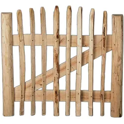 T&J  ROLLO-Lattenzauntor  Breite  ca.  100  cm,  ohne  Beschlag,  Lattenabstand  8-10  cm,  Höhe  60  cm