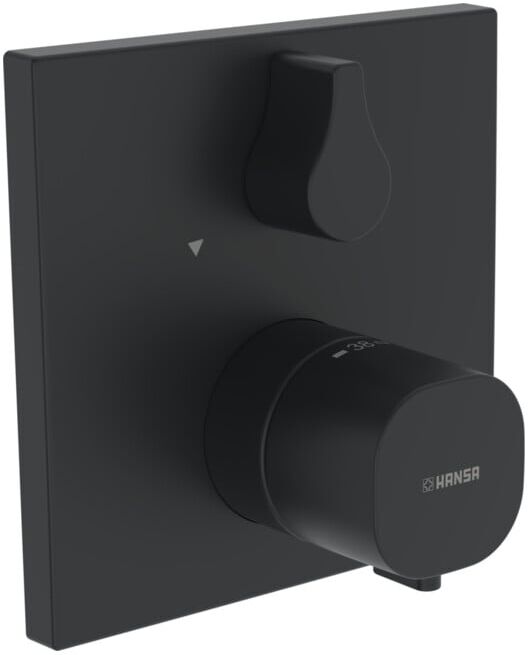 Hansa HANSABLUEBOX LIVING UP Thermostat baignoire/douche, noir mat (8114956233)