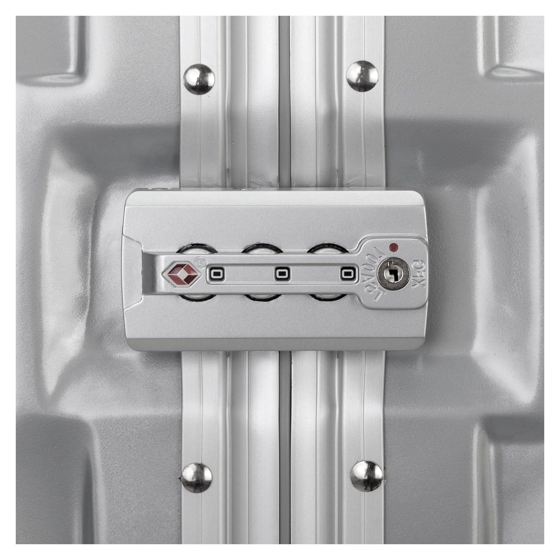 Kofferset London in Silber, S-55cm und L-75cm