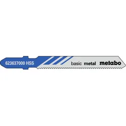 Metabo 25 Stichsägeblätter "basic metal" 51/ 1,2 mmHSS