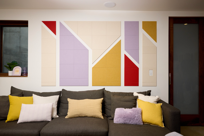 Felt Right Midtown Sunset   Sound Dampening Pinnable Tiles
