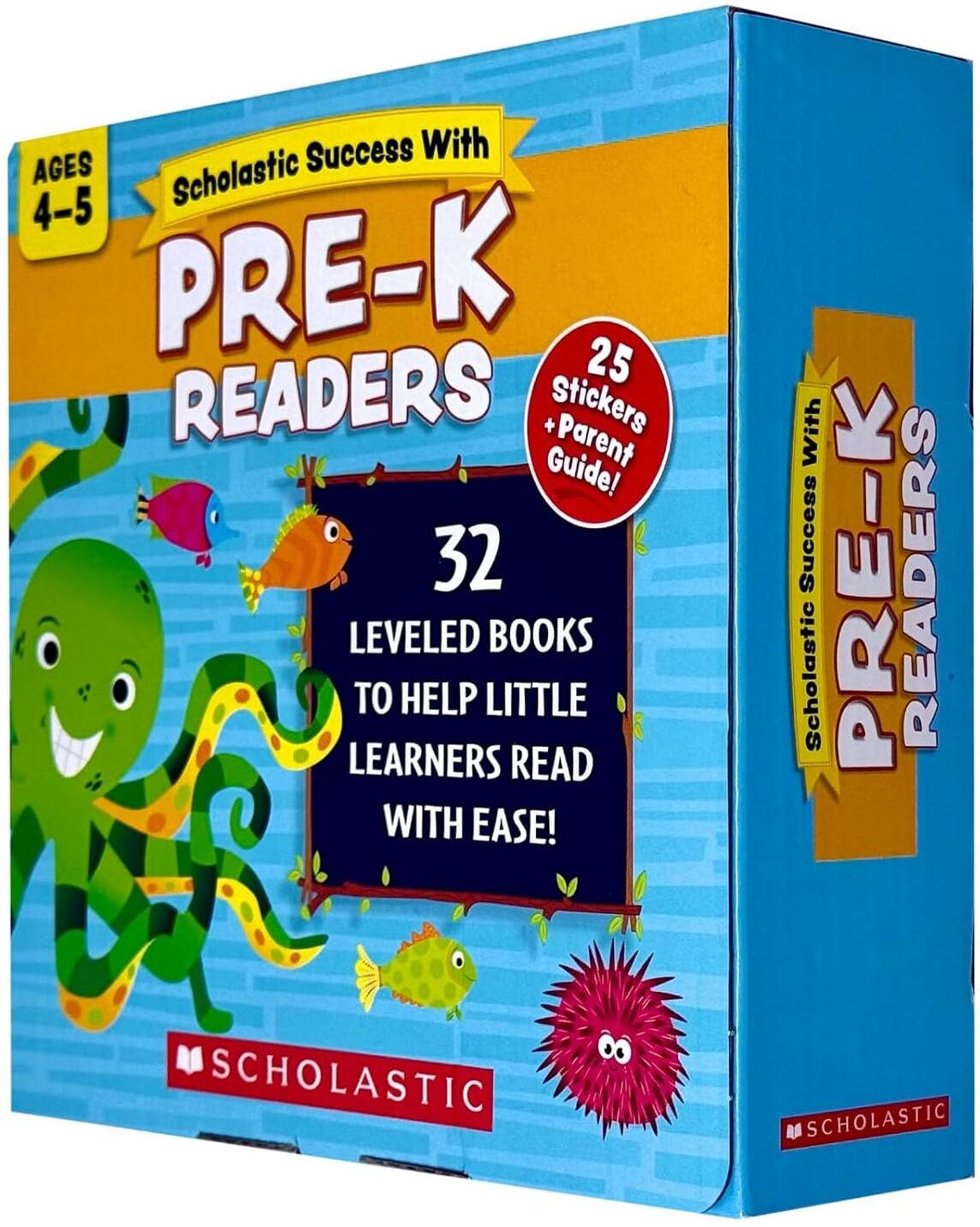 Scholastic Success With Pre-K Readers 32 Books Collection Set - Paperback - Ages 3-5 - Colours, Shapes & Early Learning Box Set