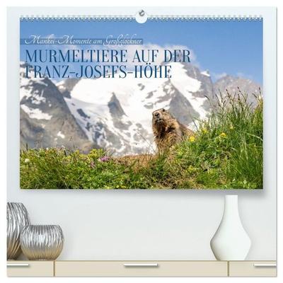 Mankei Momente am Großglockner- Murmeltiere auf der Franz-Josefs-Höhe (hochwertiger Premium Wandkalender 2027 DIN A2 quer), Kunstdruck in Hochglanz