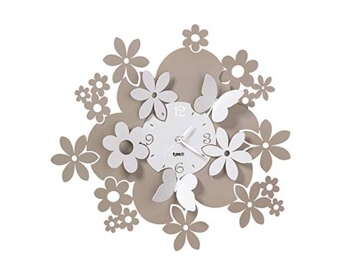 Arti & Mestieri Orologio da Parete Daisy Sabbia e Marmo 3510 C163\, Sable Blanc Marbre