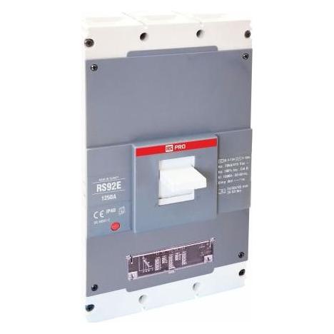 RS PRO RS RS92E, Schutzschalter 3-polig, 1250A Fro (683390)