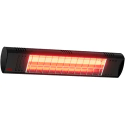 Infrarotstrahler Term Short IP44 1500W Schwarz