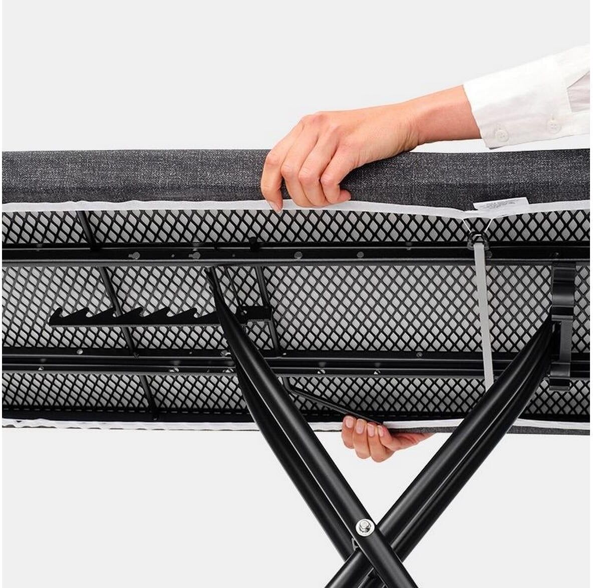 Bügelbrett BRABANTIA "mit Dampfstationsablage C 124 x 45 cm", bunt (mehrfarbig), B:45cm, Bügelbretter, Bügelbrett, Bügelbrett mehrfarbig Einheitsgröße