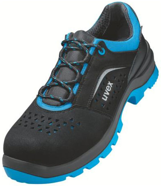 uvex Chaussures basses 2 xenova® S1 95547 noir bleu largeur 10 taille 40 (9554740)