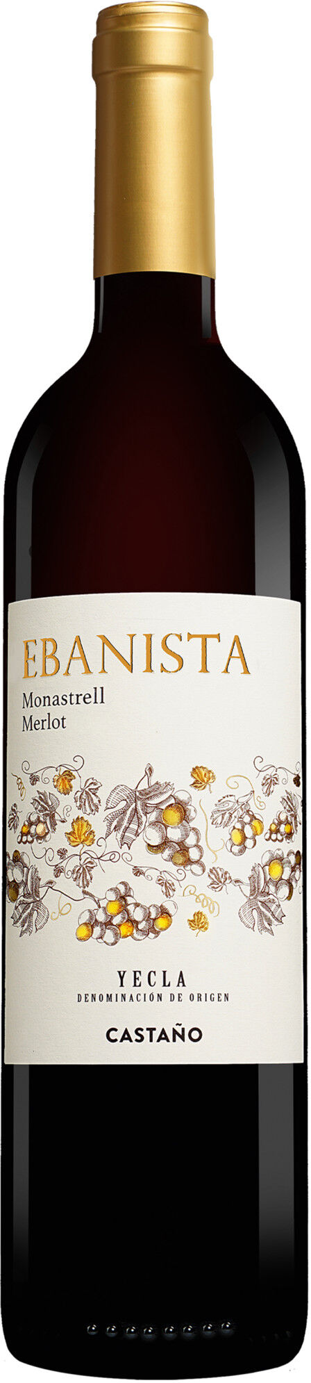 Castaño Ebanista Monastrell Merlot 2024 13.5% Vol. Rotwein Trocken aus Spanien