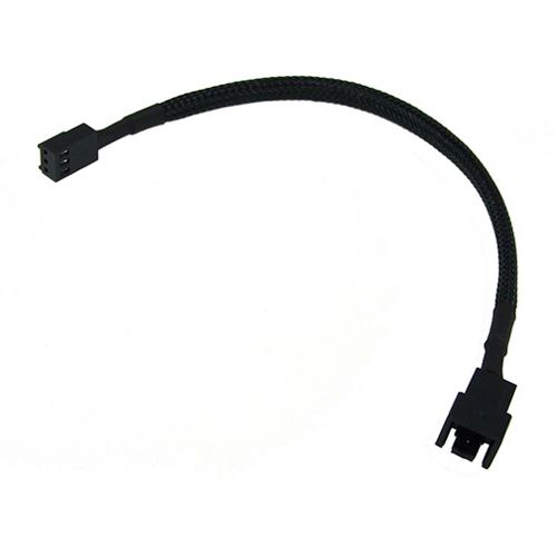 Phobya Adapter 3Pin (12V) auf 3Pin (7V) 20cm - Schwarz