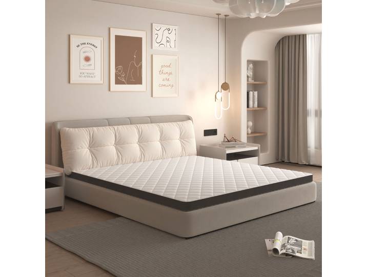 Colchón Rosahqnda H3, résistance moyenne, certification eco Tex, hauteur 7cm, 90/120/140/160180× 200cm, mousse gaufrée à sept zones