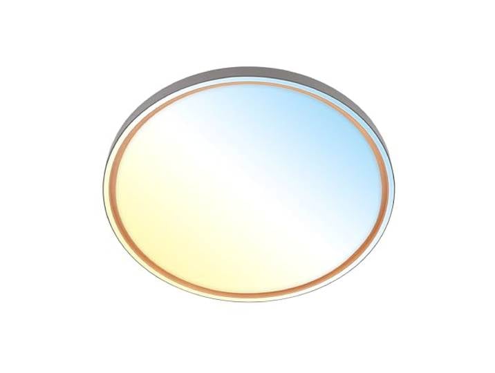 Briloner - Plafonnier LED avec télécommande\, intensité lumineuse variable\, CCT blanc chaud à froid\, lustre salon\, chambre\, luminaire plafonnier\, cuisine\, 49x6\,5cm\, anthracite