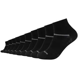 CAMANO Kurzsocken Mesh Ventilation, Größe 43/46 in Schwarz Schwarz