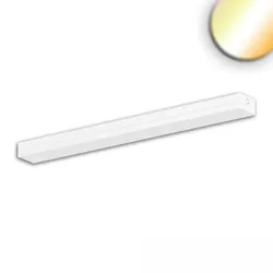 ISOLED LED Langfeld-Systemleuchte, IP40 IK10, 150x12cm, 45W, ColorSwitch 3000-5700K 5500lm 100°, blendungsreduziert, dimmbar, weiß ISO-115815