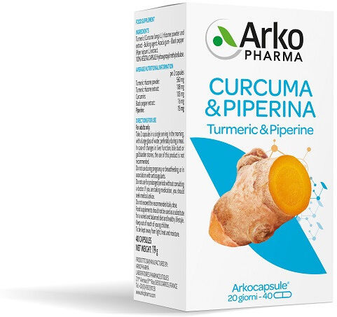Arkofarm Srl Arkocps Curcuma + Piperina 40 Capsule