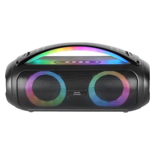 Mars Gaming Enceintes Nomade Bluetooth Ms-Pulse RGB (Noir) (8 h) (MSPULSE)