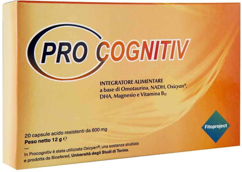 FITOPROJECT Srl PROCOGNITIV 20 CAPSULE 12 G