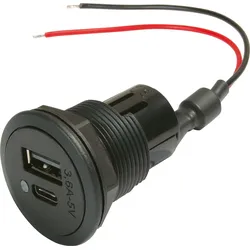 Power USB-C/A Doppelsteckdose EV 12-24V