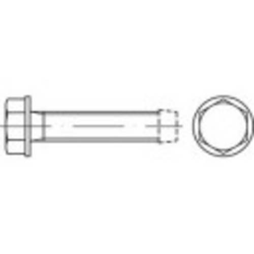 TOOLCRAFT 141115 Gewindefurchende Schrauben M5 40mm Außensechskant DIN 7500 Stahl galvanisch verzinkt 1000St.