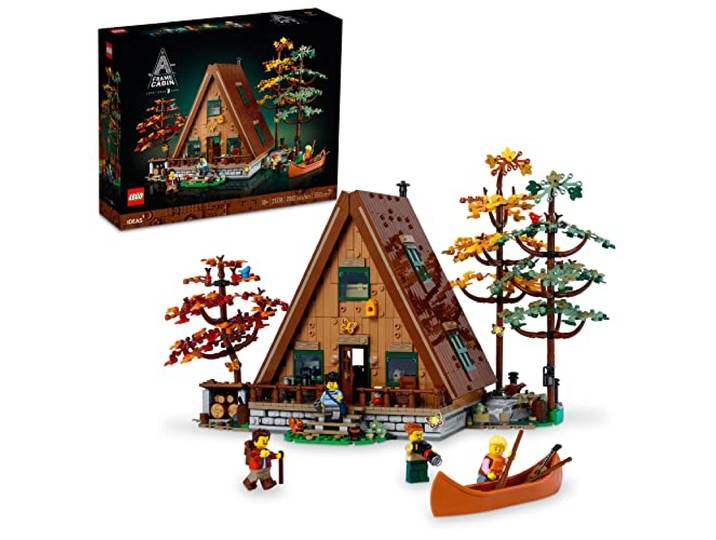 LEGO Ideas 21338 Triangular Frame Cottage (2082 Teile); Bausatz für Erwachsene