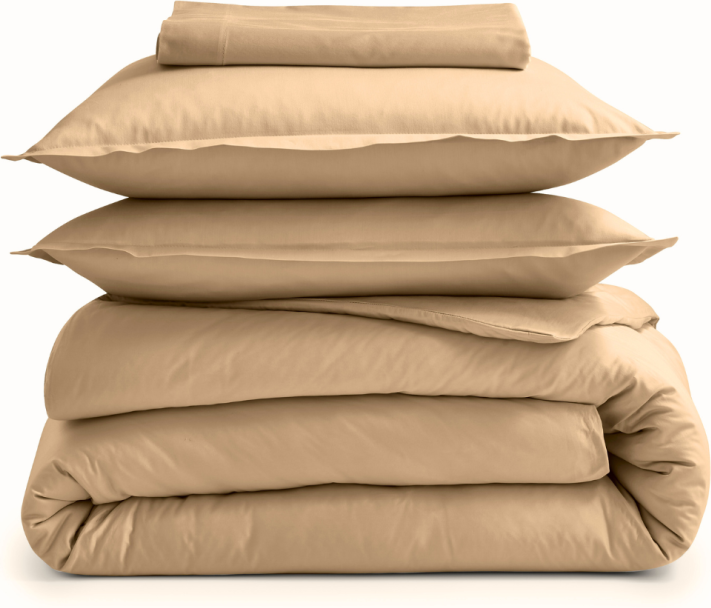 Taie percale Tradilinge MOKA (Couleur : Moka)