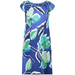 Kleid Rundhals-­Ausschnitt Betty Barclay blau, 46