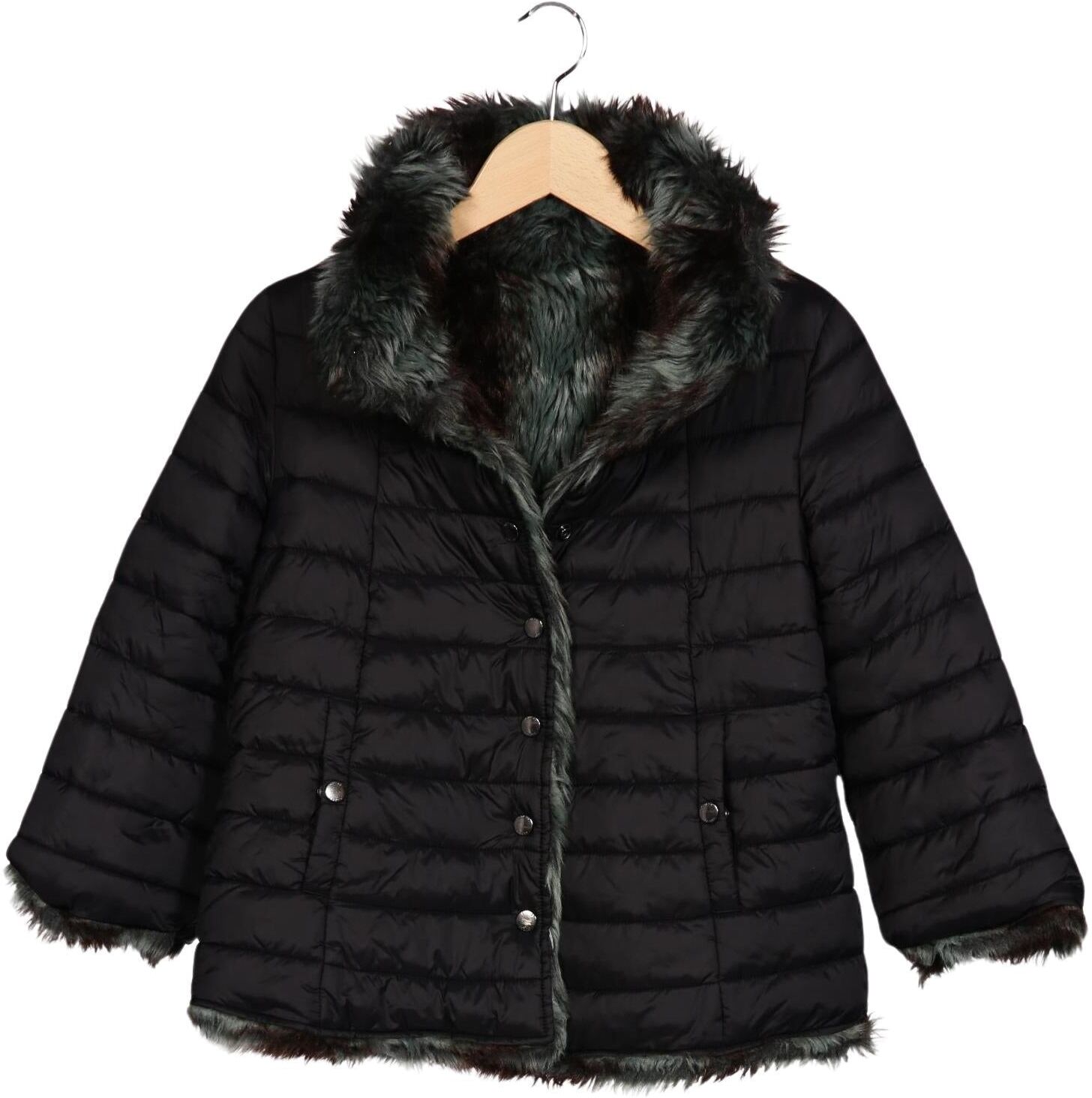 Guess Damen Jacke, Schwarz, Gr. S, Synthetik - Second Hand
