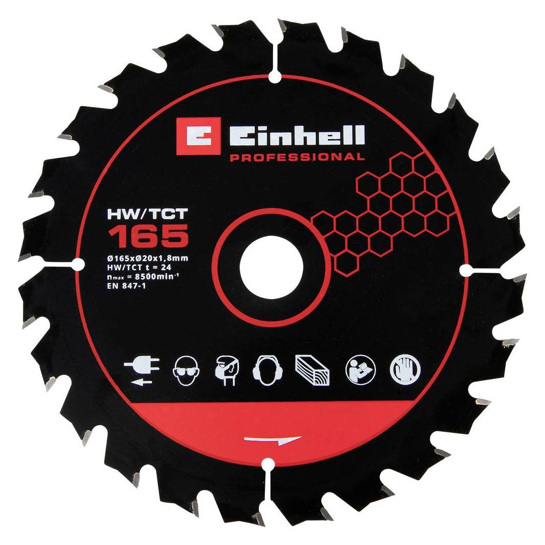 Einhell TCT SAWBL.M-THIN 165x20 24T-P Saw blade (4502076)