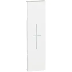 BTicino KW06MH LivingNow 1M Tasten- abdeckung MyHome mit Symbol Stop White
