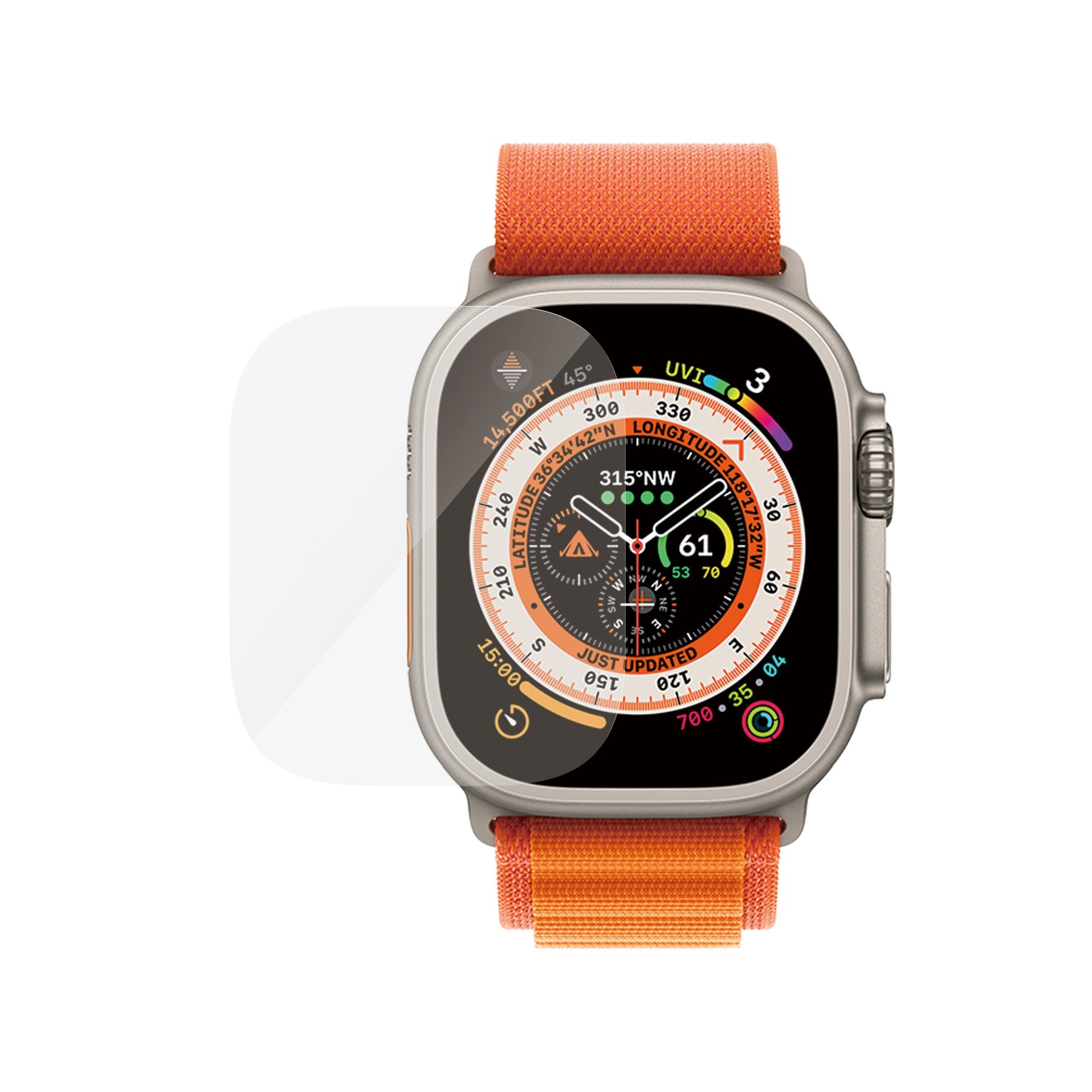 PanzerGlass Displayschutz für Apple Watch Ultra 49 mm 3680