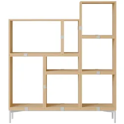 Muuto Stacked Storage Bookcase - Configuration 5, eiche natur