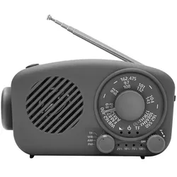Nabo Radio Emergency One schwarz tragbares Radio mit Spannungsversorgung via Sol...
