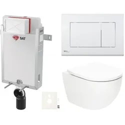 SAT Fusion Wand-WC Set für Einmauerung SIKOSZTORFU20