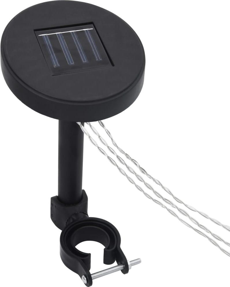 vidaXL Paviljoen-LED-lichtketting met zonnepaneel