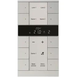 Busch-Jaeger HVAC-Gerät 10-fach, BE, Aluminium-Silber SBR/U10.0.11-83