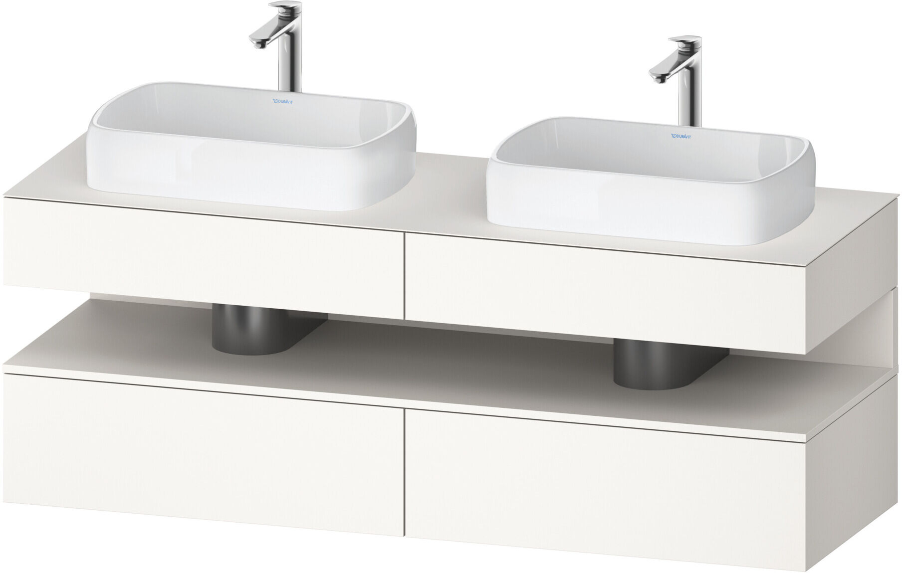 Duravit Waschtischunterschrank Qatego 160x55x60cm, w m, Pl, Beck. beids. (QA4779084840000)