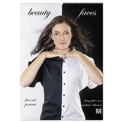 beauty faces - fotografien von michael allmaier (Wandkalender 2026 DIN A2 hoch), CALVENDO Monatskalender