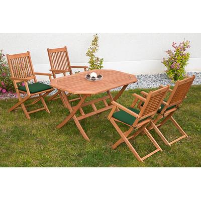 Garten-Essgruppe MERXX "Rio", braun, Obermaterial: 100% Polyester. Füllung: 100% Polyurethan, Sitzmöbel-Sets