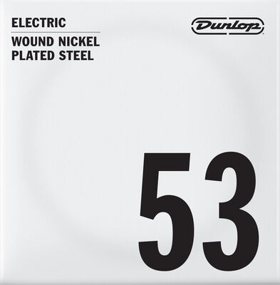 Dunlop Nickel Wound Single Str 053w
