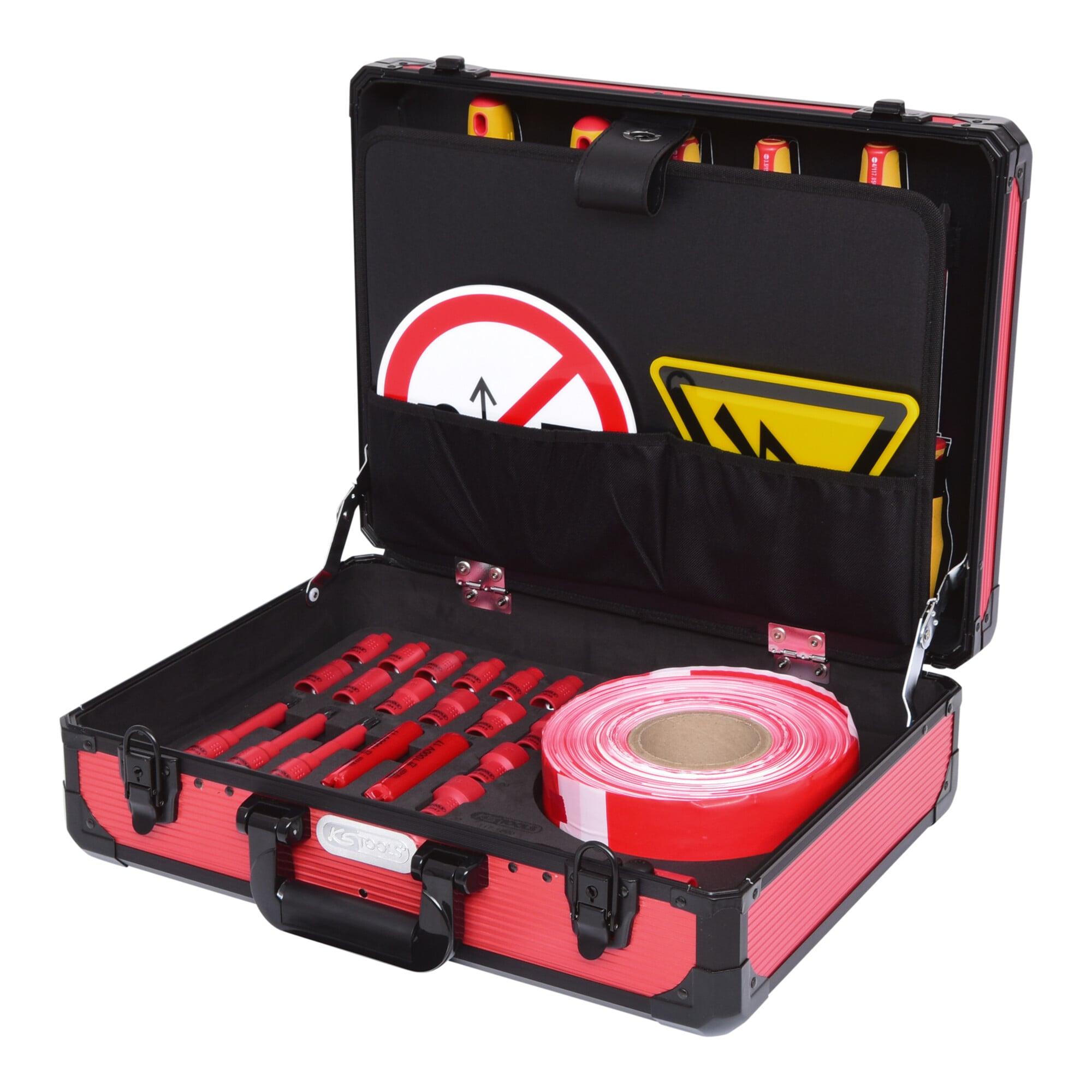 KS Tools Werkzeug-Satz für Hybrid- und Elektrofahrzeuge, isoliert, 43-tlg., 1171890 (117.1890)