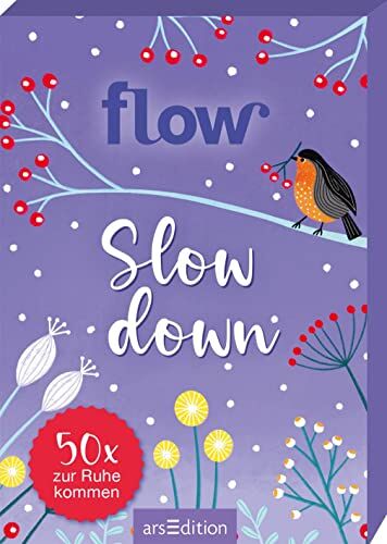 Slow down im Winter. 50 x zur Ruhe kommen: Flow-Kartenbox Schön gestaltete Achtsamkeitskarten für mehr Entschleunigung im Alltag - Preis vom 09.10.2026 07:28:09 h