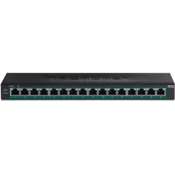 Trendnet TPE TG160H (16 Ports), Netzwerk Switch, Schwarz