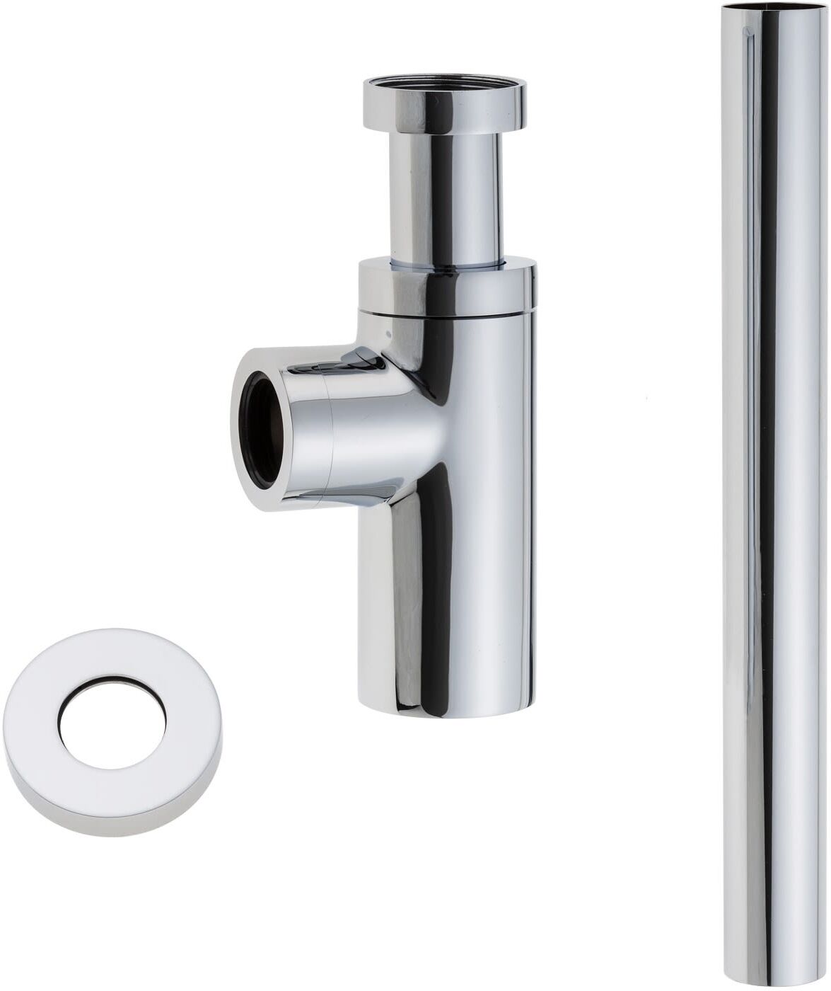 Kronenbach Design-Siphon rund, Montagezubehör, 41.321.000.0000, chrom
