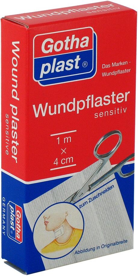 Gothaplast Wundpfl.sensitiv 4 cmx1 m geschnitten