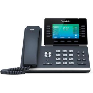 Yealink Telefon SIP-T54W, schwarz, schnurgebunden, mit WLAN, Bluetooth