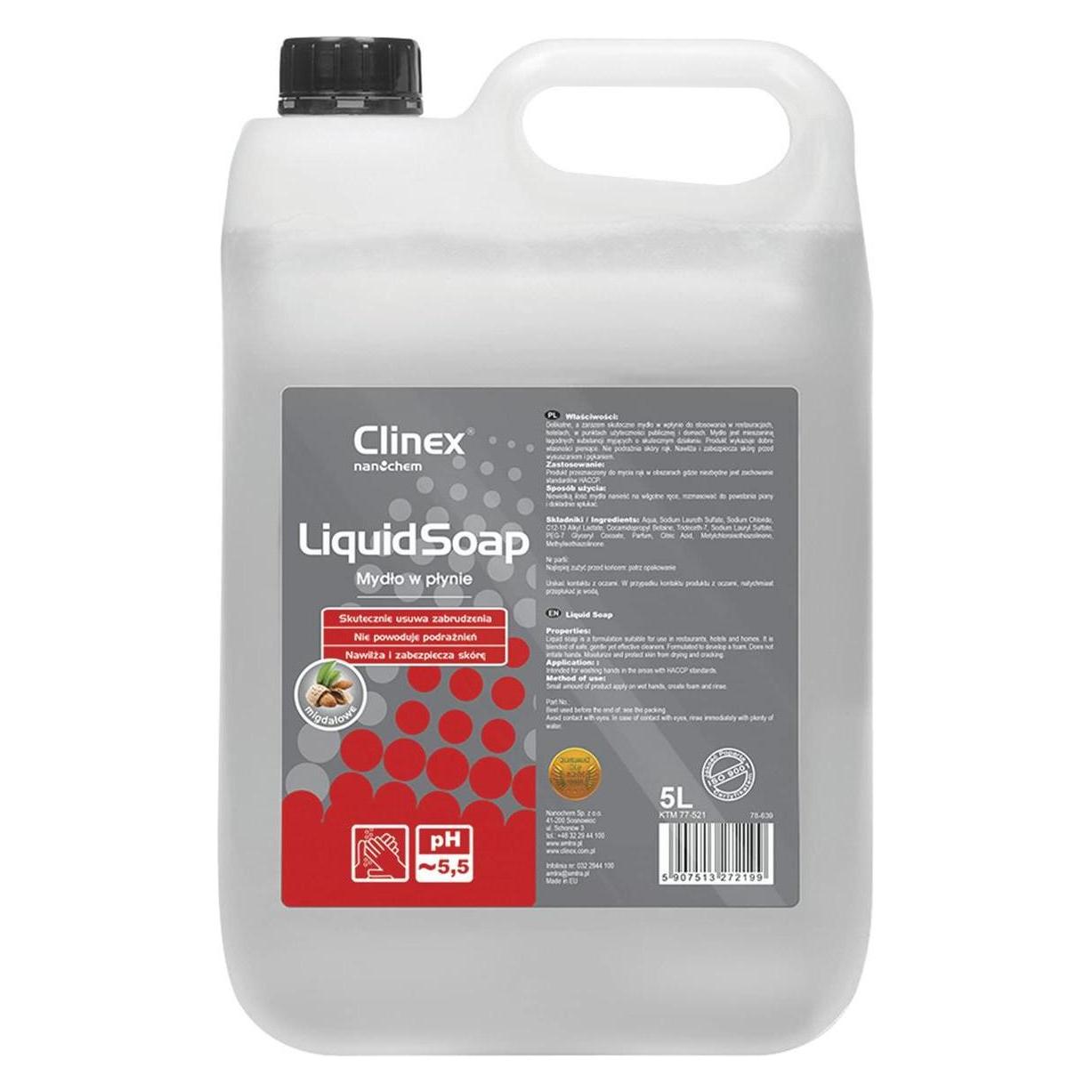 Clinex Moisturizing liquid hand soap with almond scent Liquid Soap 5L (Flüssigseife, 5000 ml) (1011424-0)