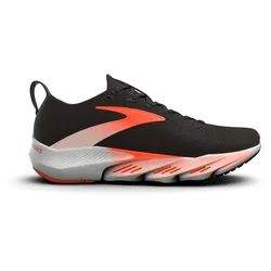 Brooks Herrenlaufschuhe Glycerin Flex Black/Orange, flexibler Laufschuh für Straße, Long Runs und Workouts - schwarz / 44,5