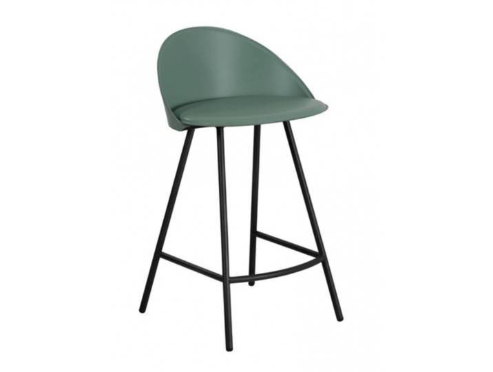 CHAISE HAUTE MODERNE EN CUIR VÉRITABLE ITALIENNE AMIKA
